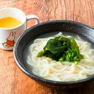 かけうどん（ドリンク付き）　