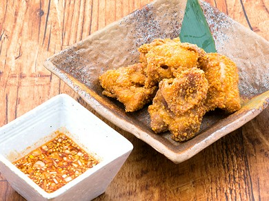 ＜人気第2位＞でっかい鶏唐！ジューシー揚げ～塩にんにくソース～
