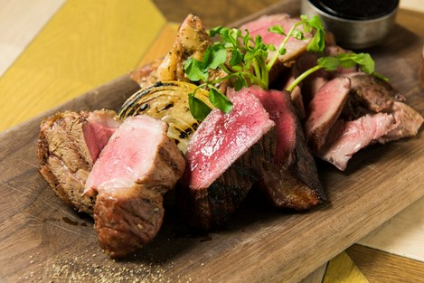  門崎黒毛和牛グリル3種盛り合せ （450g）