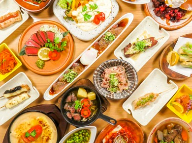 2時間飲み放題付きコース3500円~!宴会、飲み会にも◎