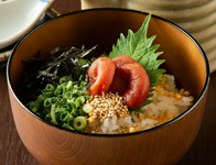 さっぱりとした梅はお茶漬けと相性抜群。