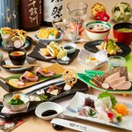 ◆スタンダード飲み放題付コースです。 
◆歓迎会、送別会、接待、同窓会等におすすめです。