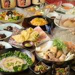 コースご予約率NO.1！しろ屋の定番コースです♪２時間飲み放題付きコース！