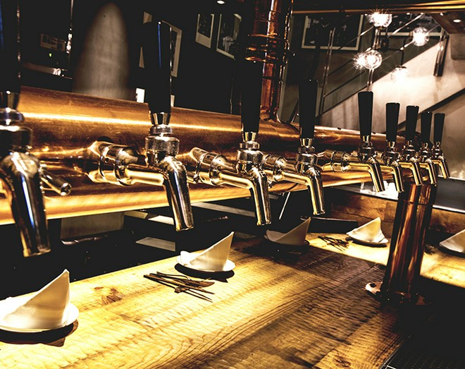 ビールにこだわっている