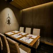 完全個室ご両家顔合わせ、お祝いに

