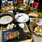 お肉のみならず、こだわりぬいた調味料から魚もあるリーズナブル、かつ豪華絢爛コース♪
