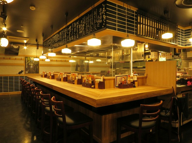 カウンター席がある