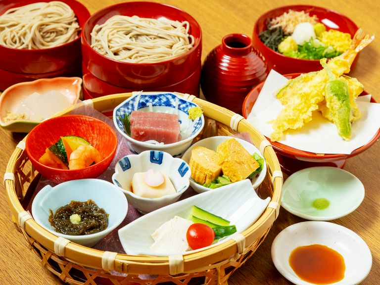 おいしい蕎麦を思い切り食べたい方に向けた一品『蕎麦遊膳』