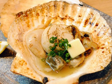 帆立焼き 北海道バター出汁醤油