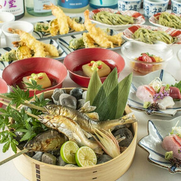 旬の食材をたっぷり使ったお料理をお楽しみいただけます