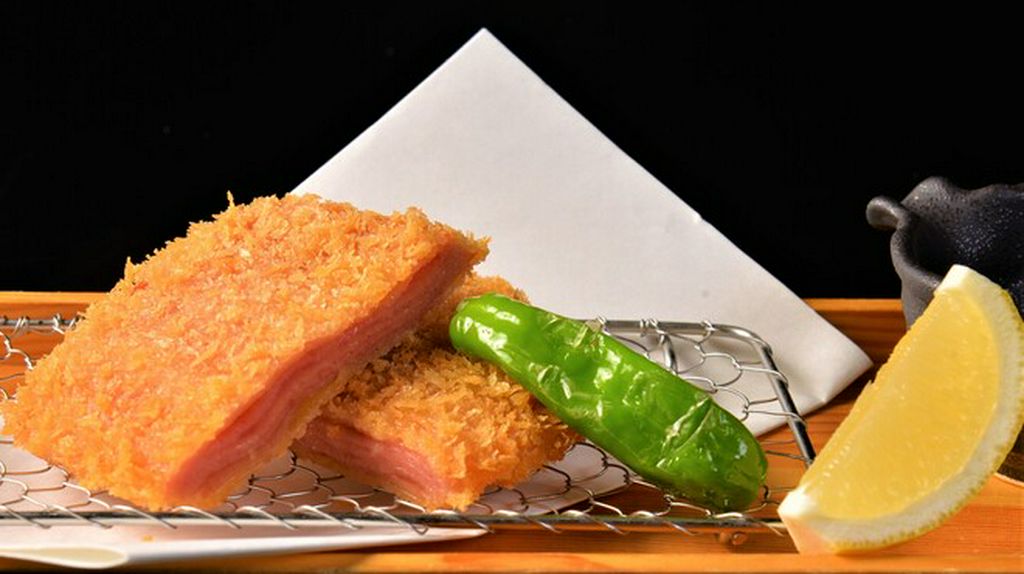 昔なつかしハムカツ