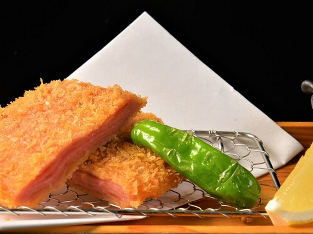 昔なつかしハムカツ