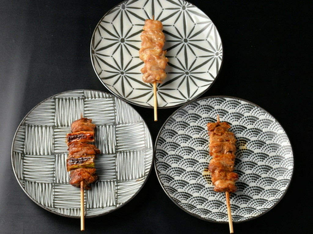 焼鳥盛り合わせ　三種