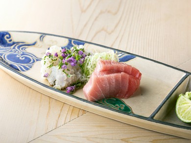 旬の魚介の魅力を最大限に引き出した『造り』