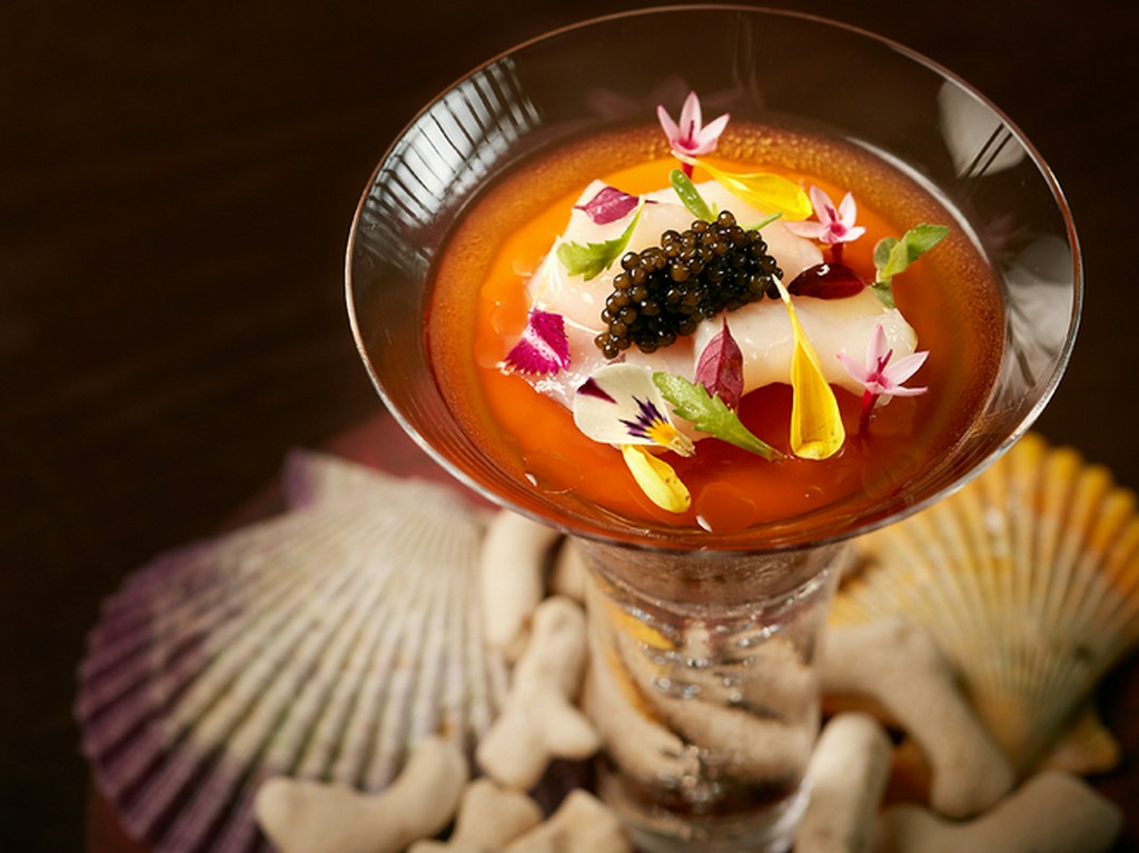 環境への配慮と、おいしさ、見た目の美しさを兼ね備えた『海のカクテル』