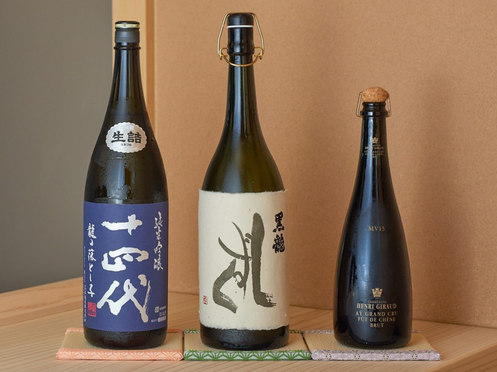 日本酒からシャンパンまで酒ずきの心をくすぐるラインナップ				