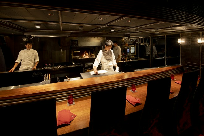 カウンター席がある