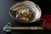 【先付】先付の一例は、『カマス すっぽん出汁』