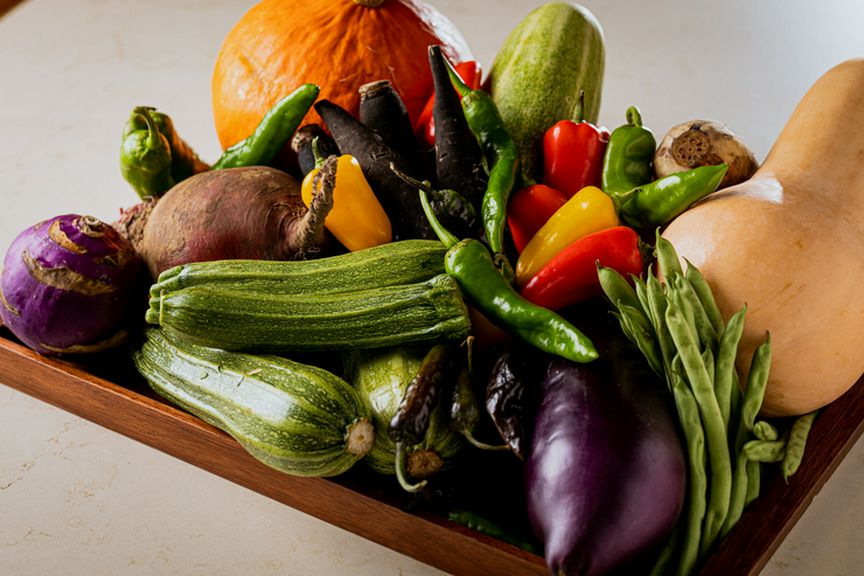 シェフが見つけた地方の生産者たちの食材