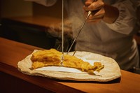 皮目も香ばしい『穴子の天ぷら』