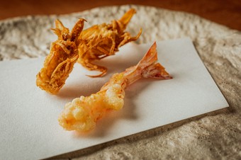 海の香り引き立つ『海老の天ぷら』