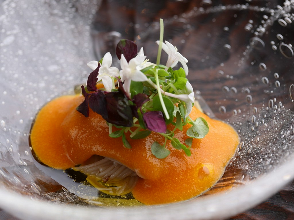 つるっとさっぱりいただける『生からすみの冷たい素麺』
