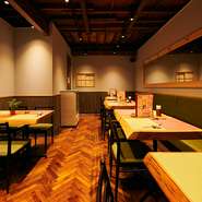 二階席は広々ご利用いただけます！