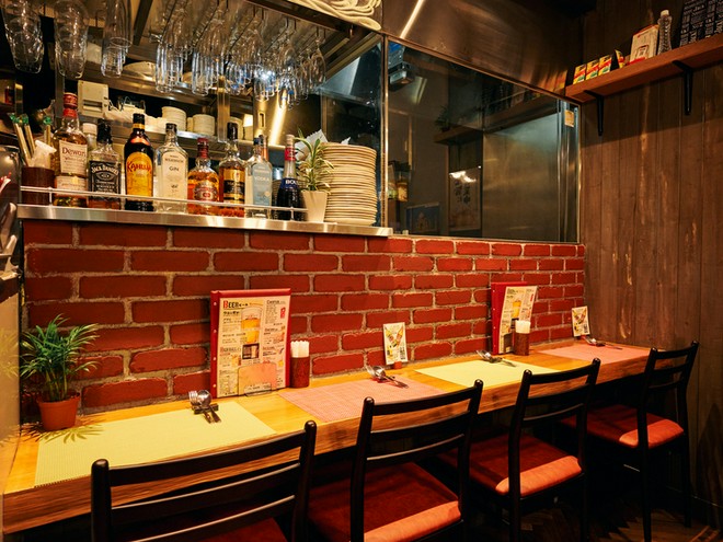 カウンター席がある