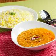 DAL TADKA set（お得な三種の豆カレーセット）