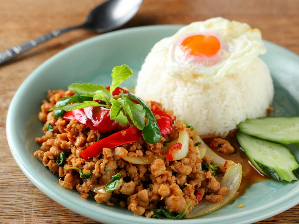 爽やかな辛さと旨さがやみつきになる味『ガパオライス』