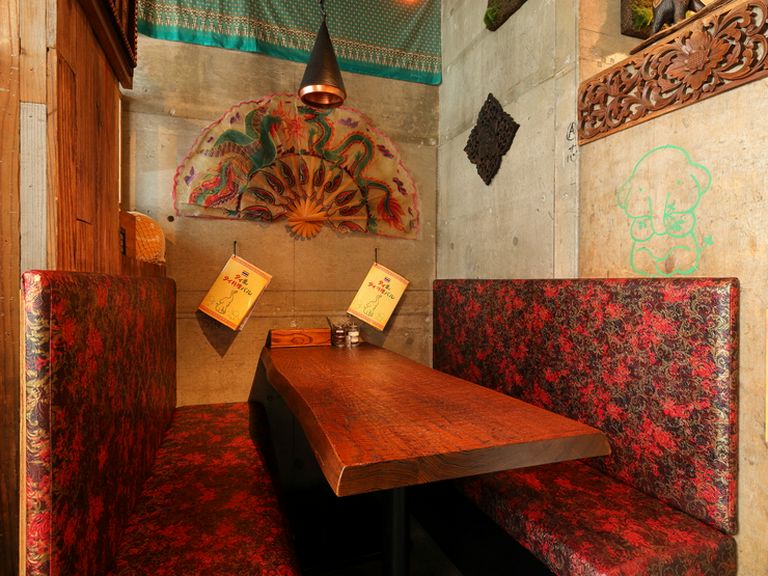 エキゾチック感満載でタイに来たよう。換気もしっかり