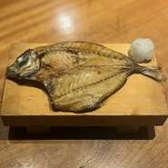 愛媛県産のあじの一夜干しです！旨味が詰まった逸品です！