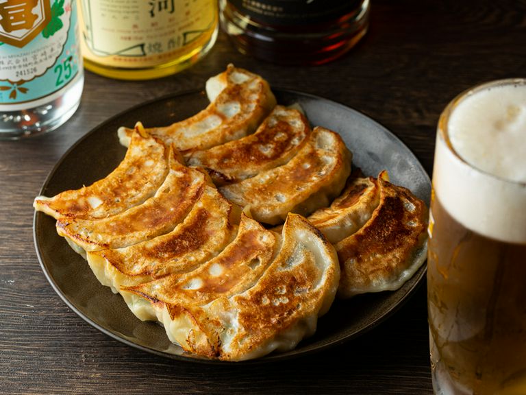 パリッと香ばしい焼き餃子