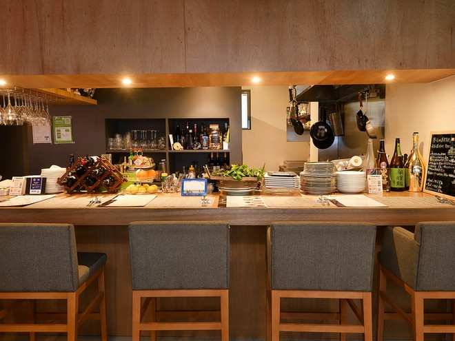 カウンター席がある