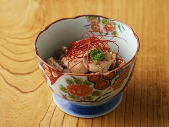 時間をかけてかけてじっくり煮込んだ『自慢のとろとろ肝煮』