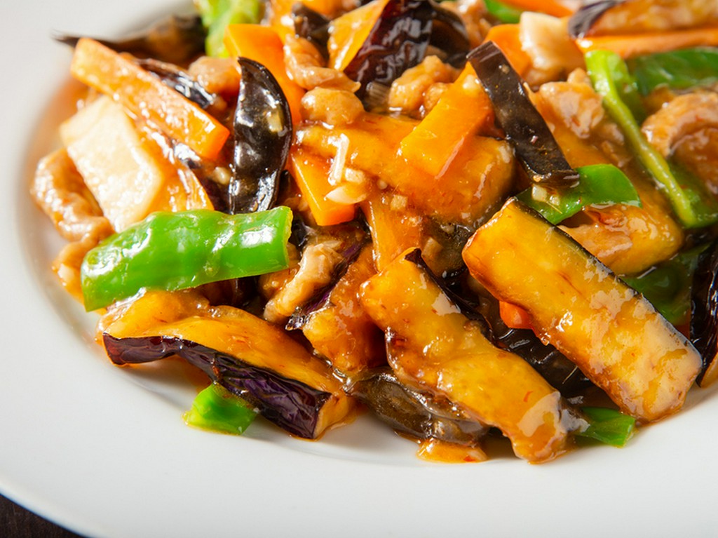 とろりとした茄子のピリ辛炒め『魚香茄子』