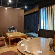 お子様連れに人気、お座敷＋掘りごたつ席