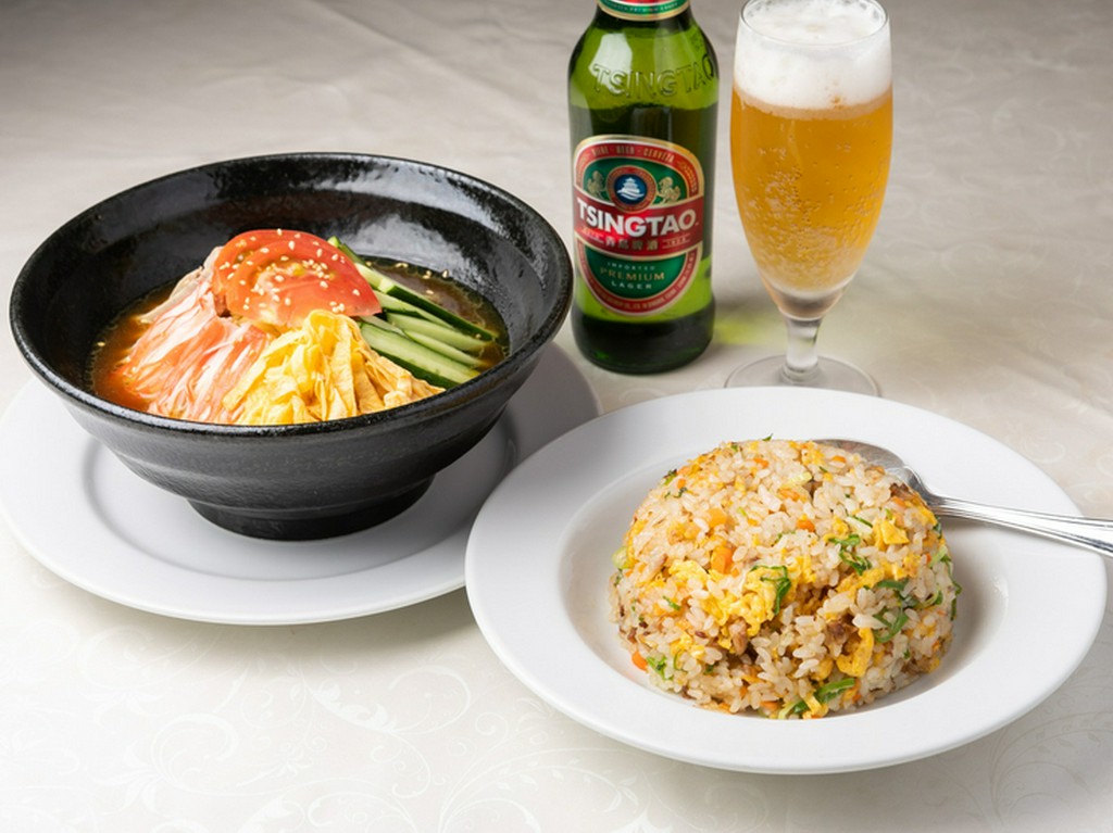 『冷麺炒飯セット』