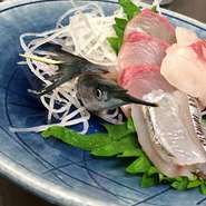 季節のお魚の美味しいものを