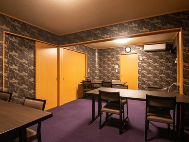 多彩なシーンにフィットする、広さの異なる個室を完備