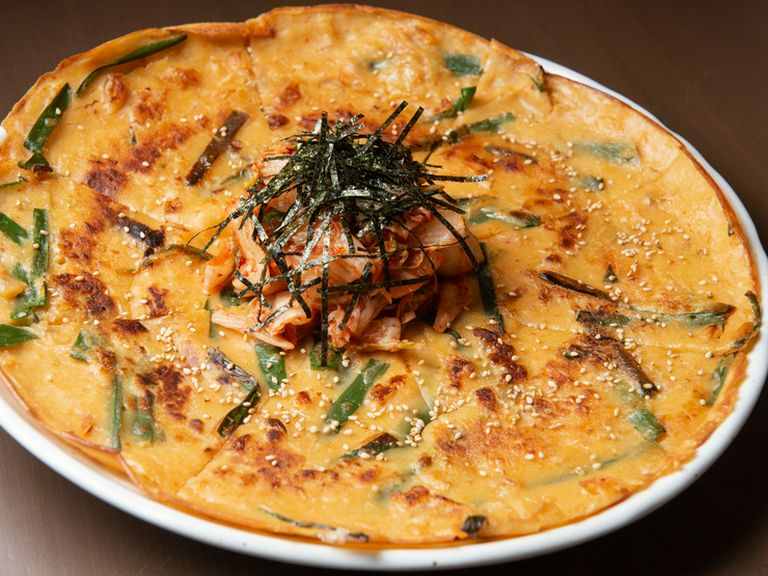 パリッとした薄焼きの『チヂミ』