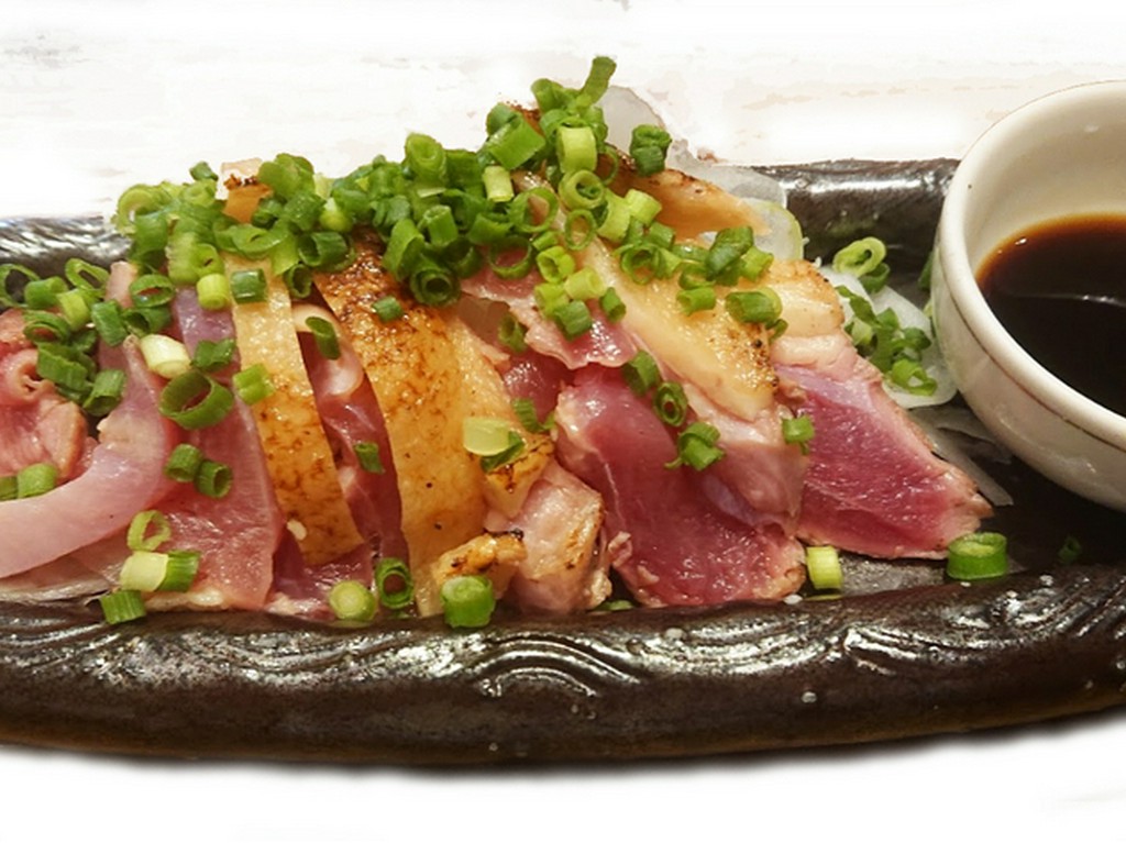もも肉のたたき風