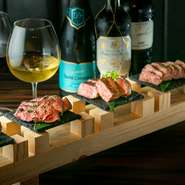 厳選した5つの部位をいただく『匠の肉KAPPOU盛り』