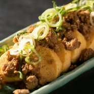 肉そぼろ花椒だし巻き玉子　