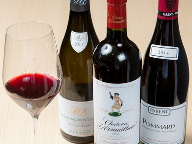 フランスワインにこだわっています！