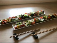 味付けは塩胡椒とオリーブオイルのみ。地産地消のお野菜です。