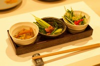 旬のお野菜の盛り合わせ。お酒のアテにぴったりです。