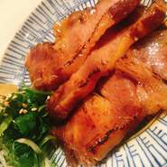 豚の代わりに牛で仕上げました。