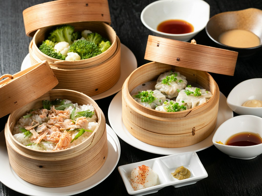 お肉から野菜まで種類豊富な『せいろ蒸し』