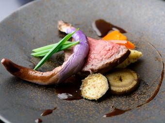 地牛を堪能する『能登牛のソテー』